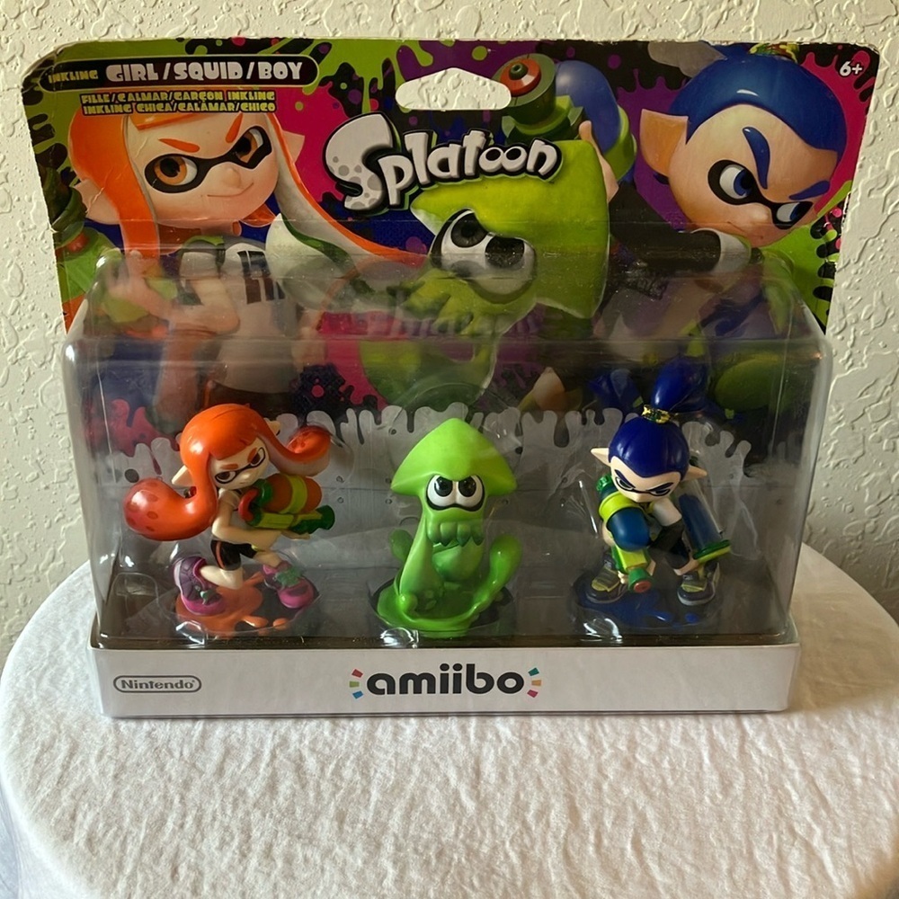 Nintendo: 2015 Splatoon Amiibo Set - Green, Blue, Orange